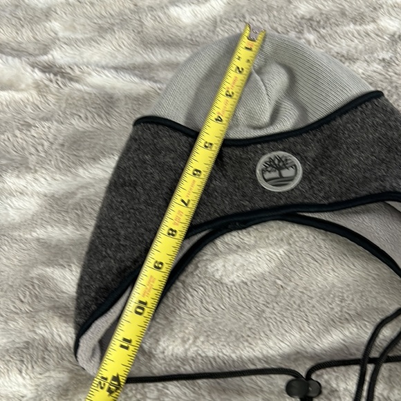 Timberland Winter Ski Hat Ear Flap with Drawstring wool blend beanie OS - Picture 11 of 11